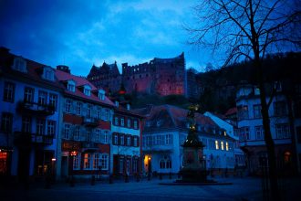 Schloss Heidelberg Dusk via Wayfaring With Wagner
