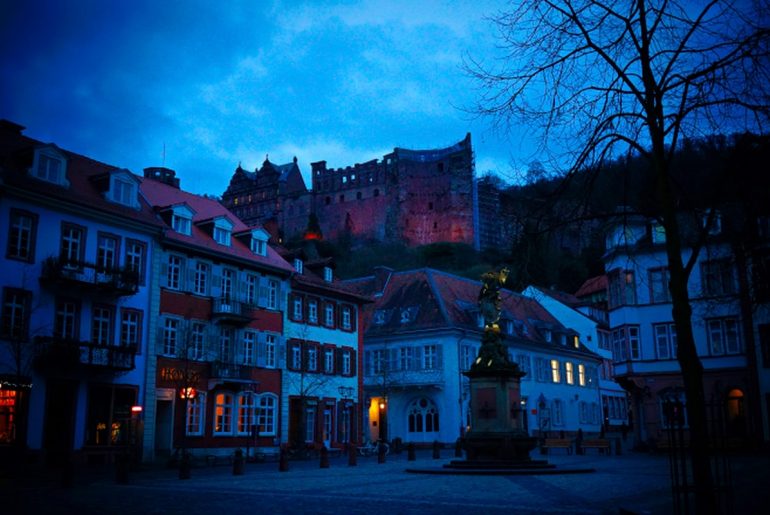 Schloss Heidelberg Dusk via Wayfaring With Wagner