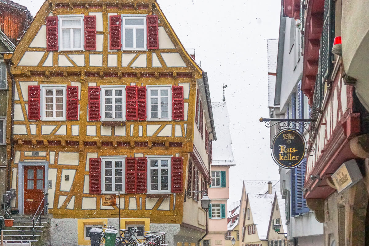 Tübingen in wintertime via Wayfaring With Wagner