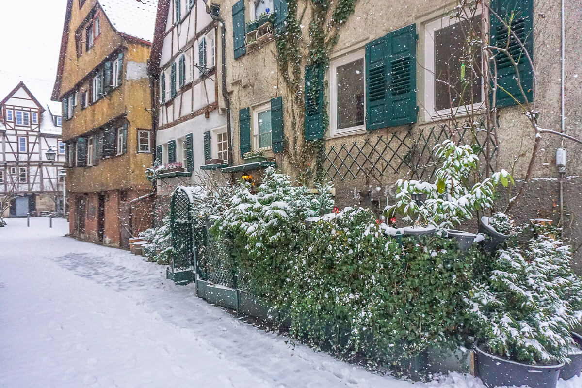 Tübingen in wintertime via Wayfaring With Wagner