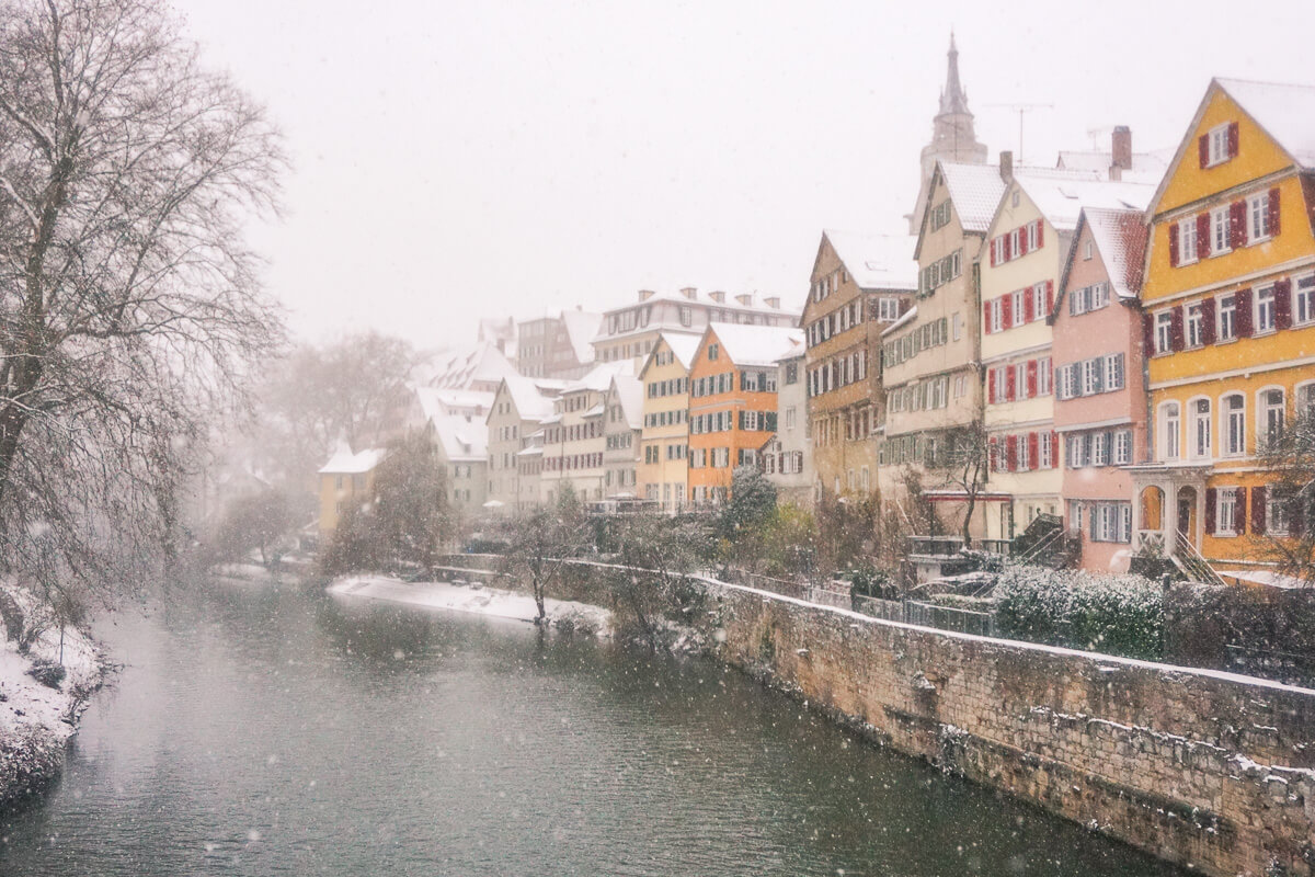 Tübingen in wintertime via Wayfaring With Wagner